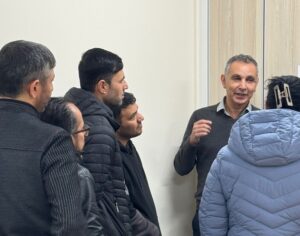 Wide Horizons Group listening to facilitator 